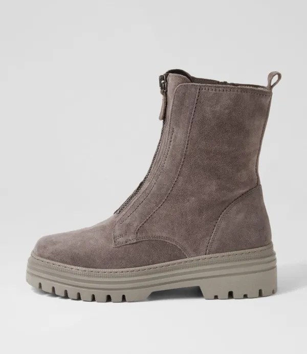 Women GABOR Gesine Wallaby Suede Ankle Boots