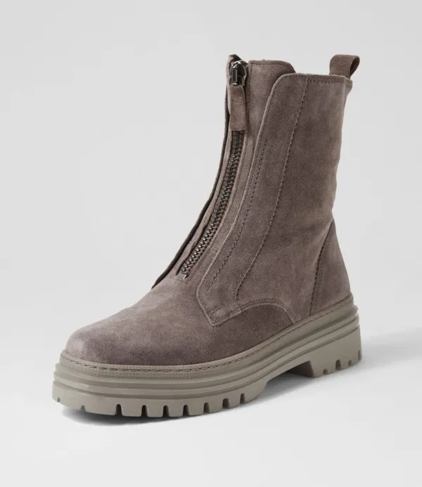 Women GABOR Gesine Wallaby Suede Ankle Boots