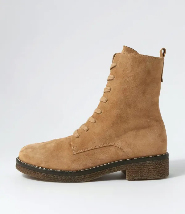 Women DJANGO & JULIETTE Gipsiee Nutmeg Suede Ankle Boots