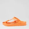 Women BIRKENSTOCK Gizeh Eva Papaya Thongs