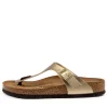 Women BIRKENSTOCK Gizeh Metallic Gold