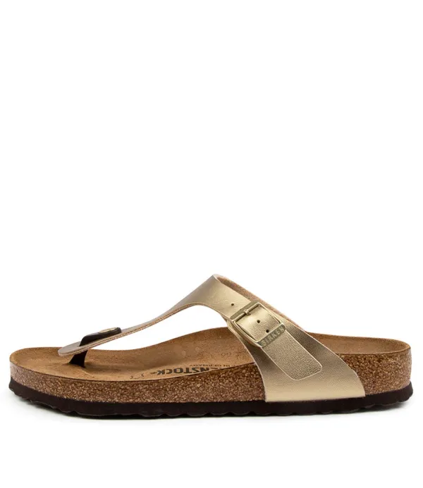 Women BIRKENSTOCK Gizeh Metallic Gold