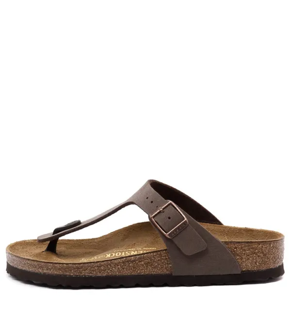 Women BIRKENSTOCK Gizeh Mocca Birkoflor