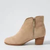 Women ZIERA Govak W Latte Suede Ankle Boots