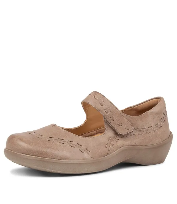 Women ZIERA Gummibear W Smoke Leather Flat Shoes