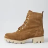 Women GABOR Gunter Lion Suede Lace Up Boots