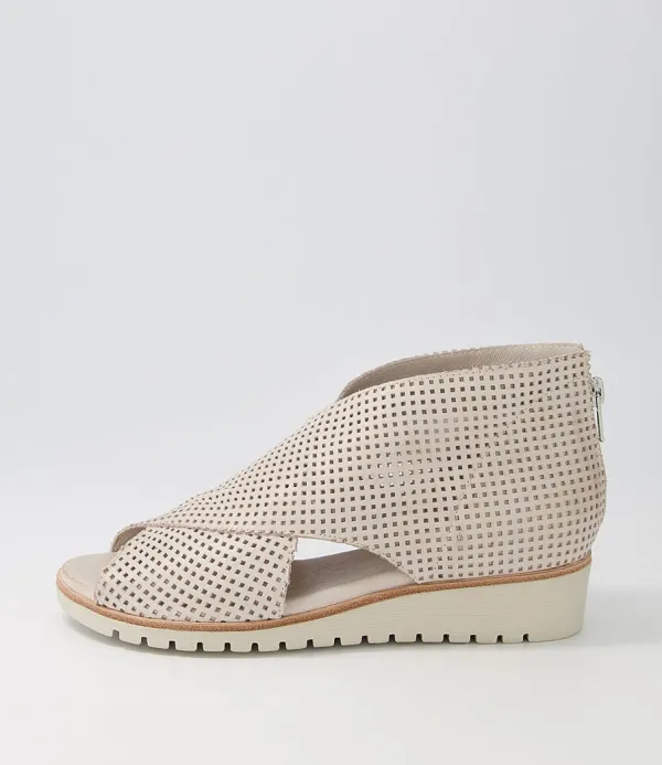 Women TOP END Gwisse Stone Leather Sandals