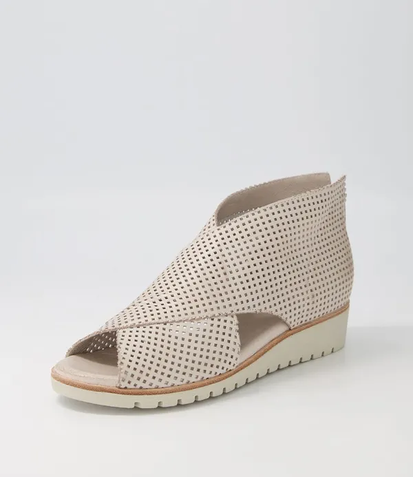 Women TOP END Gwisse Stone Leather Sandals