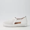 Women DJANGO & JULIETTE Habiki White Leather Sneakers