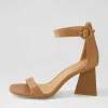 Women DJANGO & JULIETTE Haidar Tan Leather Sandals