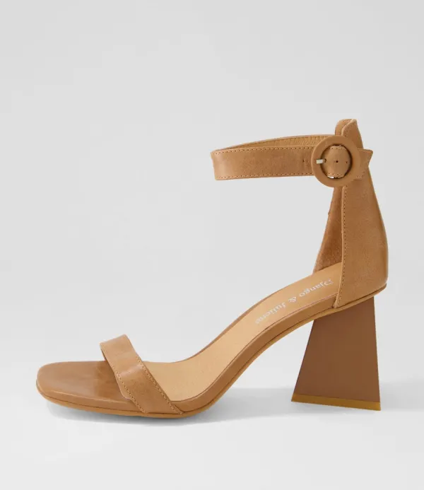 Women DJANGO & JULIETTE Haidar Tan Leather Sandals