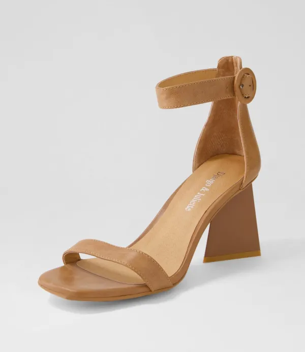 Women DJANGO & JULIETTE Haidar Tan Leather Sandals