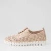 Women DJANGO & JULIETTE Haide Rose White Leather Sneakers