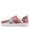 Women DJANGO & JULIETTE Haifa Poppy Print Leather Sneakers Ws