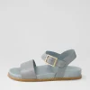 Women ZIERA Hammil W Denim Leather Sandals