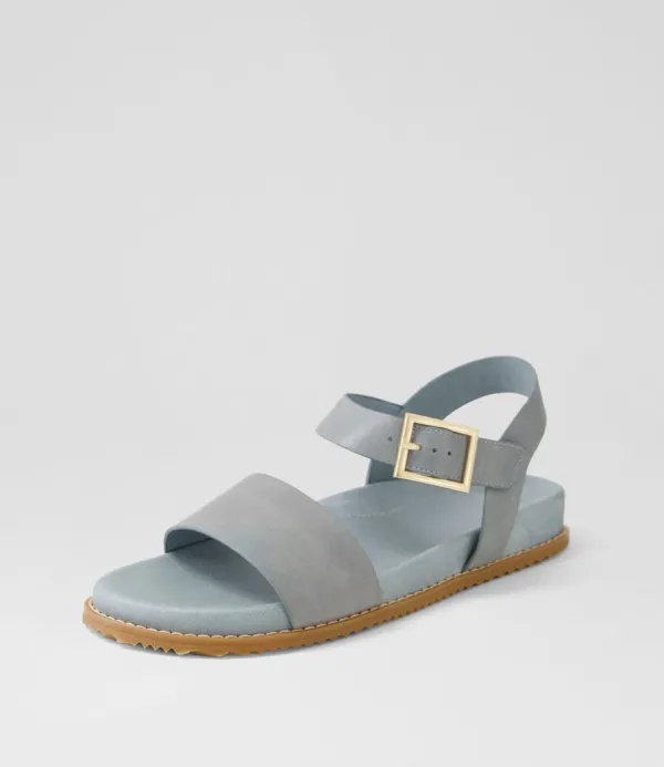 Women ZIERA Hammil W Denim Leather Sandals