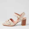 Women DJANGO & JULIETTE Hampton Almond Tan Leather Sandals