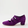 Women DJANGO & JULIETTE Hannon Purple Suede Heels