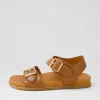 Women ZIERA Hastice W Tan Leather Sandals