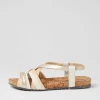 Women JOSEF SEIBEL Henriette 3 Beige Multi Leather Sandals