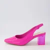 Women DJANGO & JULIETTE Hinnis Hot Pink Patent Leather Heels