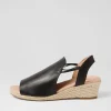 Women DIANA FERRARI Hlensia Df Black Natural Rope Leather