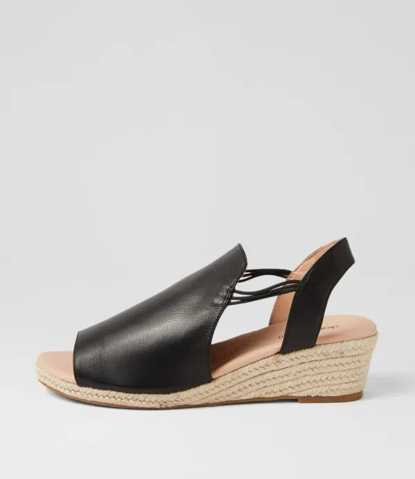 Women DIANA FERRARI Hlensia Df Black Natural Rope Leather