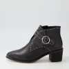 Women DJANGO & JULIETTE Hommes Black Leather Ankle Boots