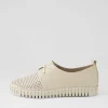 Women DJANGO & JULIETTE Huston Almond Leather Sneakers