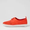 Women DJANGO & JULIETTE Huston Watermelon White Suede Sneakers