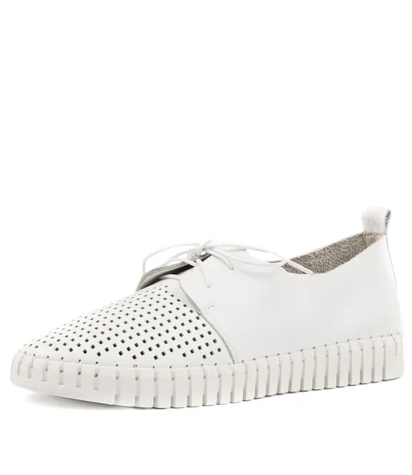 Women DJANGO & JULIETTE Huston White Leather