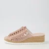 Women DJANGO & JULIETTE Ianto Rose Leather Espadrilles