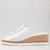 Women DJANGO & JULIETTE Ianto White Leather Espadrilles