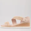 Women DJANGO & JULIETTE Ide Nude Weave Leather Espadrilles
