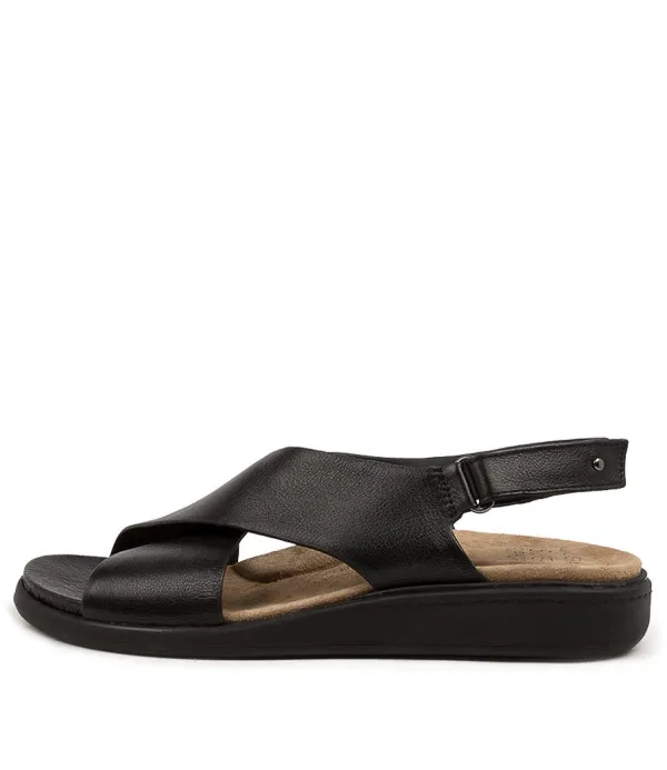 Women ZIERA Ilda W Black-Black Leath