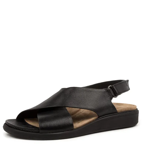 Women ZIERA Ilda W Black-Black Leath