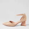 Women DJANGO & JULIETTE Illie Cappuccino Patent Leather Heels