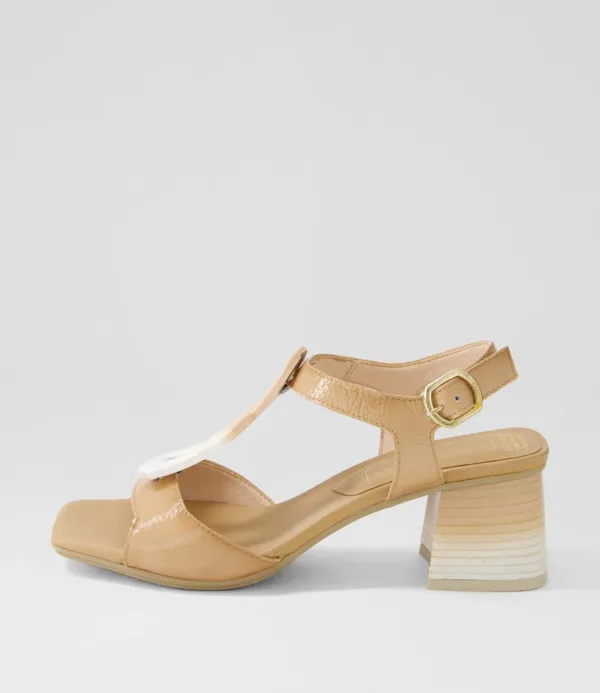 Women HISPANITAS Iris 11 Desert Leather Sandals