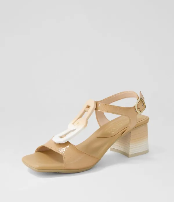 Women HISPANITAS Iris 11 Desert Leather Sandals