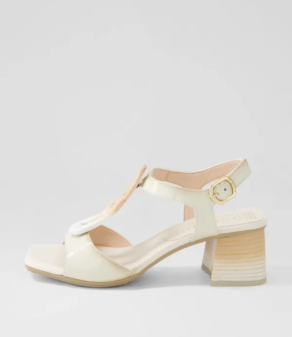 Women HISPANITAS Iris 11 Panna Leather Sandals