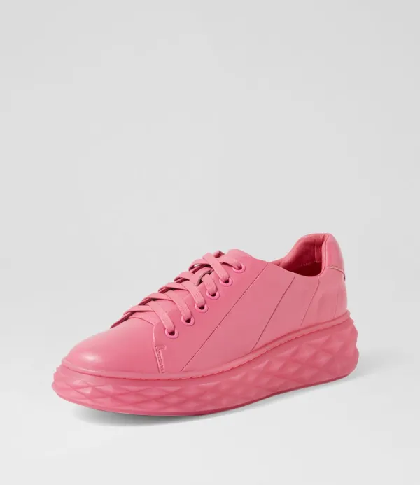 Women TOP END Irsia New Pink Leather Sneakers