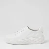 Women TOP END Irsia White Leather Sneakers