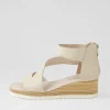 Women DJANGO & JULIETTE Ismet Almond Leather Espadrilles