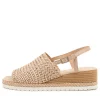 Women DJANGO & JULIETTE Issah Nude Weave-Leather