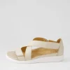 Women ZIERA Issy W Almond Leather Sandals