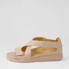 Women ZIERA Issy W Blush Leather Sandals