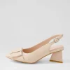 Women DJANGO & JULIETTE Itzel Nude Leather Heels