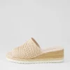 Women DJANGO & JULIETTE Izze Nude Weave Sandals