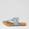 Women DJANGO & JULIETTE Jacona Denim Leather Slides