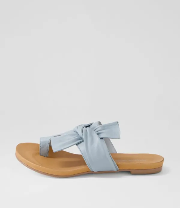 Women DJANGO & JULIETTE Jacona Denim Leather Slides